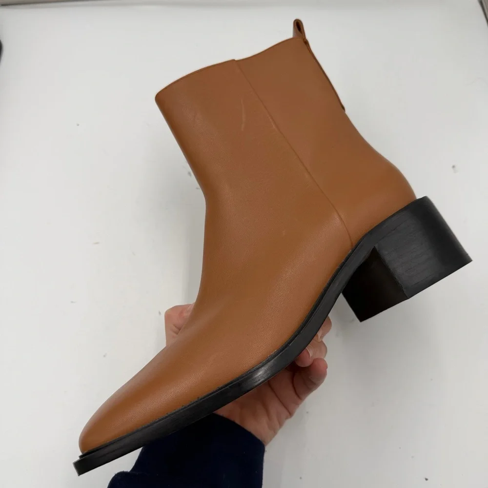 NEW Everlane Desert Tan Leather The‎ City Boot in Size 9